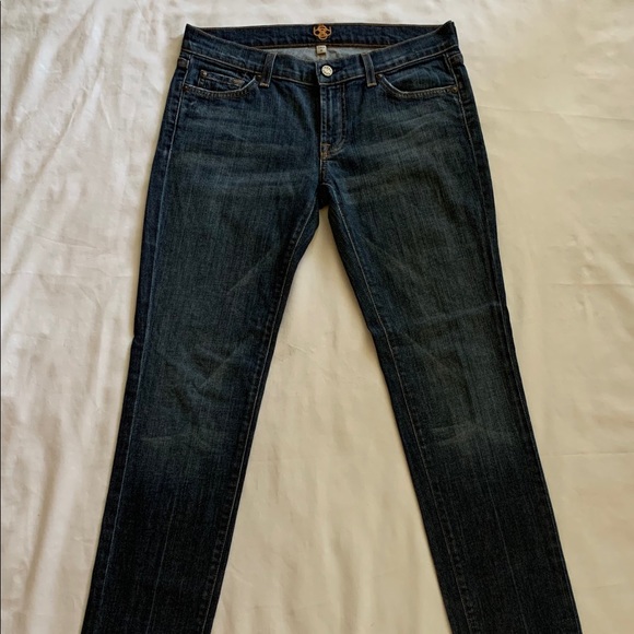 Bebe dark wash skinny jeans sz 29 - Picture 1 of 11
